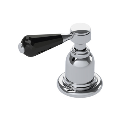 Black Geometric Crystal Levers